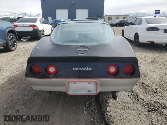 1981 Chevrolet Corvette with VIN 1G1AY8761BS408237, listed as a Copart auction lot 49886275 with 50,978 mi miles and Clean Title. Bid and sale history available at carsss.com. Image 6.