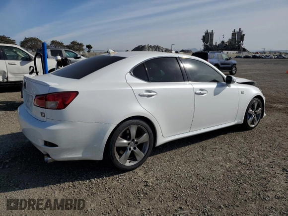 2012 Lexus IS 350 with VIN JTHBE5C29C5029765, listed as a Copart auction lot 41739515 with 135,099 mi miles and Salvage title. Bid and sale history available at DreamBid. Image 3.