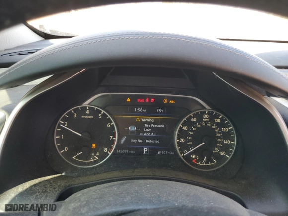 2017 Nissan Murano SL with VIN 5N1AZ2MH0HN105475, listed as a Copart auction lot 49290725 with 145,099 mi miles and Clean Title. Bid and sale history available at carsss.com. Image 9.