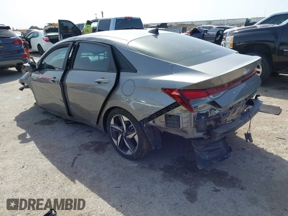 2023 Hyundai Elantra SEL with VIN KMHLS4AGXPU561251, listed as a IAAI auction lot 41752907 with Not Provided miles and . Bid and sale history available at DreamBid. Image 3.