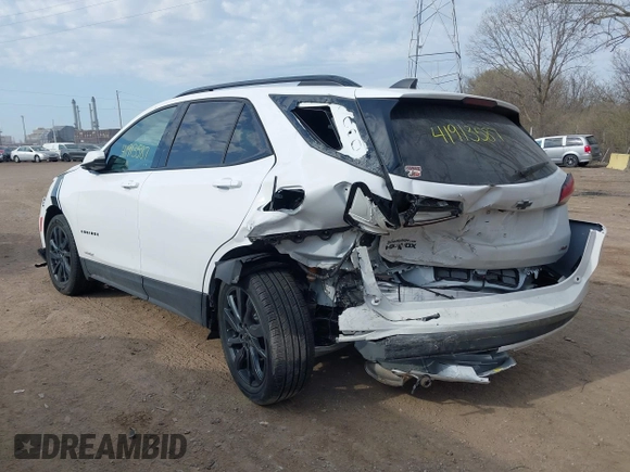 2023 Chevrolet Equinox RS z VIN 3GNAXMEG7PL203601, wystawiony jako IAAI lot #41913587 z przebiegiem 12 837 mil mil oraz . Historia ofert i sprzedaży dostępna na DreamBid. Obrazek 6.