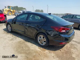 2020 Hyundai Elantra SEL with VIN 5NPD84LF6LH503914, listed as a IAAI auction lot 41912987 with 94,745 mi miles. Bid and sale history available at carsss.com. Image 3.