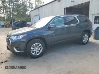 2020 Chevrolet Traverse LT with VIN 1GNEVHKW8LJ298861, listed as a Copart auction lot 55442545 with 75,720 mi miles and Salvage title. Bid and sale history available at DreamBid. Image 1.