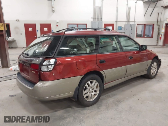 2003 Subaru Legacy Outback with VIN 4S3BH665137641063, listed as a IAAI auction lot 42343615 with 90,602 mi miles and . Bid and sale history available at DreamBid. Image 4.
