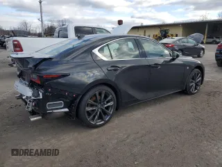 2024 Lexus IS 350 F Sport with VIN JTHGZ1E27R5036092, listed as a Copart auction lot 88706965 with 5,697 mi miles and Salvage title. Bid and sale history available at DreamBid. Image 3.
