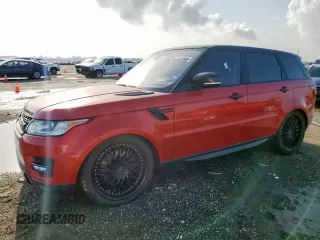 2016 Land Rover Range Rover Sport HSE with VIN SALWR2VF9GA647633, listed as a Copart auction lot 66521575 with 109,524 mi miles and Clean title. Bid and sale history available at DreamBid. Image 1.