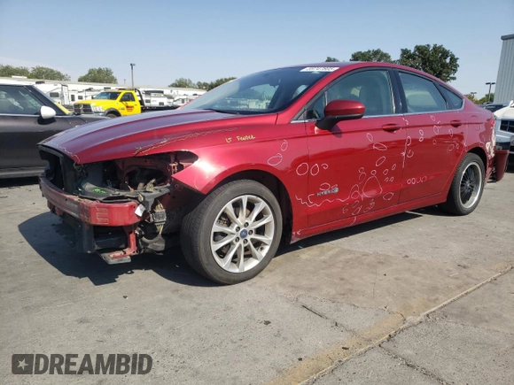 2017 Ford Fusion Hybrid SE with VIN 3FA6P0LU3HR266246, listed as a Copart auction lot 59747805 with 251,396 mi miles and Salvage title. Bid and sale history available at DreamBid. Image 1.