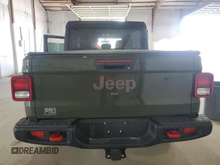 2023 Jeep Gladiator Rubicon with VIN 1C6JJTBGXPL537729, listed as a Copart auction lot 53788625 with 17,568 mi miles and Salvage title. Bid and sale history available at DreamBid. Image 6.