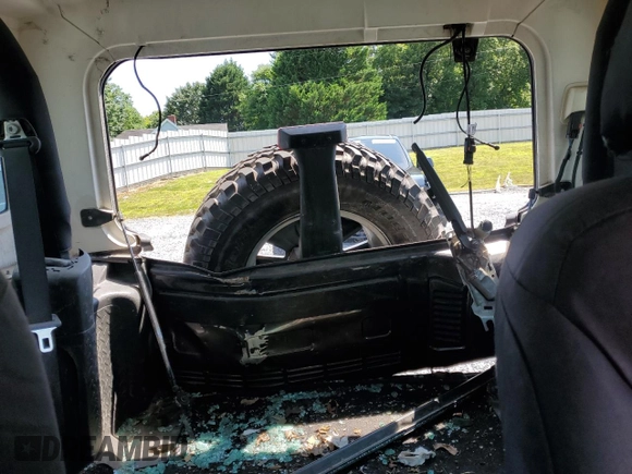 2017 Jeep Wrangler Rubicon with VIN 1C4BJWCG0HL675472, listed as a Copart auction lot 62751365 with 86,338 mi miles and Salvage title. Bid and sale history available at DreamBid. Image 10.