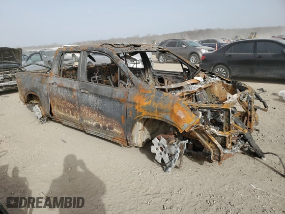 2017 Honda Ridgeline RTL-T with VIN 5FPYK3F69HB009326, listed as a Copart auction lot 48745025 with Not provided miles and Salvage title. Bid and sale history available at DreamBid. Image 4.