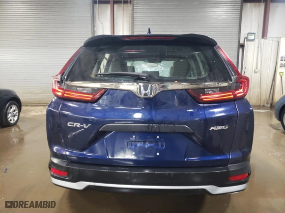 2020 Honda CR-V LX with VIN 5J6RW2H21LL015689, listed as a Copart auction lot 43494605 with 19,082 mi miles and Salvage Title. Bid and sale history available at carsss.com. Image 6.