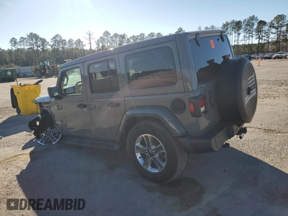 2022 Jeep Wrangler Unlimited Sahara с VIN 1C4HJXEG2NW115847, выставлен на аукционе Copart как лот 45678015 с пробегом Не указан миль и Списание • Salvage title. История ставок и продаж доступна на DreamBid. Изображение 2.