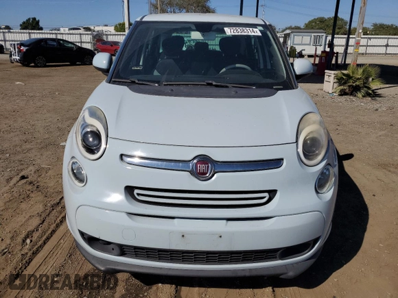 2014 FIAT 500L Easy with VIN ZFBCFABH7EZ023964, listed as a Copart auction lot 72838314 with 87,956 mi miles and Salvage Title. Bid and sale history available at carsss.com. Image 5.
