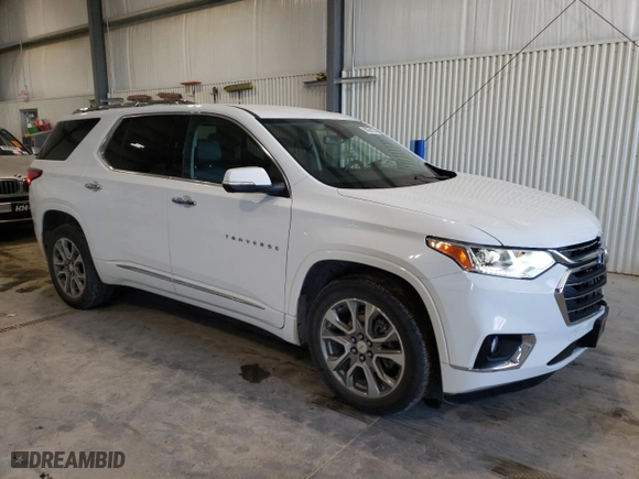 2021 Chevrolet Traverse Premier with VIN 1GNEVKKW0MJ233307, listed as a Copart auction lot 88956185 with 51,104 mi miles and Salvage Title. Bid and sale history available at carsss.com. Image 4.