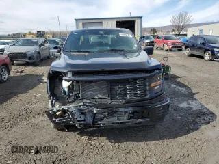 2024 Ford F-150 STX with VIN 1FTEW2LP3RKF10031, listed as a Copart auction lot 46999245 with 1,889 mi miles and Salvage Title. Bid and sale history available at carsss.com. Image 5.