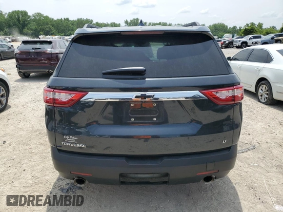 2021 Chevrolet Traverse LT Cloth with VIN 1GNERGKW7MJ187797, listed as a Copart auction lot 60596595 with 39,508 mi miles and Salvage title. Bid and sale history available at DreamBid. Image 6.
