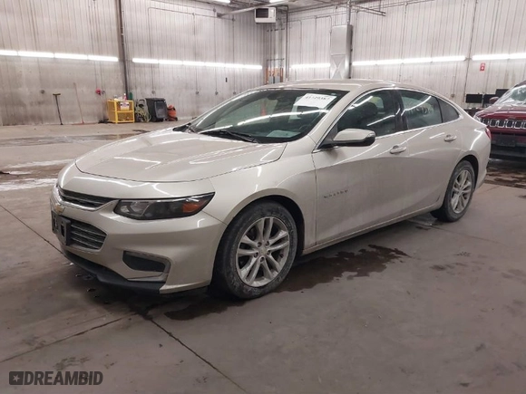 2016 Chevrolet Malibu LT with VIN 1G1ZE5ST8GF295071, listed as a IAAI auction lot 41729387 with 157,102 mi miles. Bid and sale history available at carsss.com. Image 2.