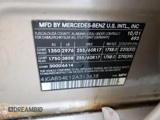 2002 Mercedes-Benz M-Class with VIN 4JGAB54E12A313438, listed as a Copart auction lot 81730174 with 178,470 mi miles and Clean Title. Bid and sale history available at carsss.com. Image 13.