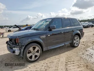 2013 Land Rover Range Rover Sport HSE Lux with VIN SALSK2D47DA800573, listed as a Copart auction lot 57288585 with 115,126 mi miles and Salvage title. Bid and sale history available at DreamBid. Image 1.