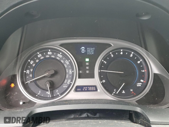 2009 Lexus IS 250 with VIN JTHCK262295035861, listed as a Copart auction lot 58619555 with 207,886 mi miles and Clean title. Bid and sale history available at DreamBid. Image 9.