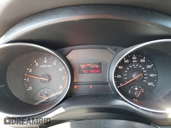 2016 Kia Sedona LX with VIN KNDMB5C16G6085320, listed as a Copart auction lot 51260455 with 142,034 mi miles and Salvage Title. Bid and sale history available at carsss.com. Image 9.