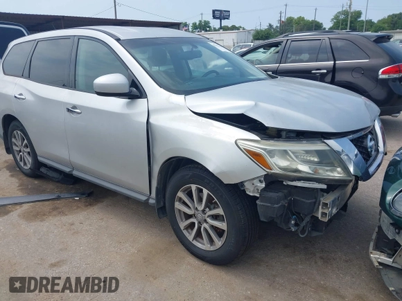 2014 Nissan Pathfinder Platinum z VIN 5N1AR2MN7EC728444, wystawiony jako IAAI lot #42322465 z przebiegiem 110 167 mil mil oraz . Historia ofert i sprzedaży dostępna na DreamBid. Obrazek 1.