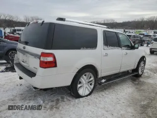 2017 Ford Expedition EL Limited with VIN 1FMJK2AT9HEA30272, listed as a Copart auction lot 87948035 with 134,204 mi miles and Salvage Title. Bid and sale history available at carsss.com. Image 3.