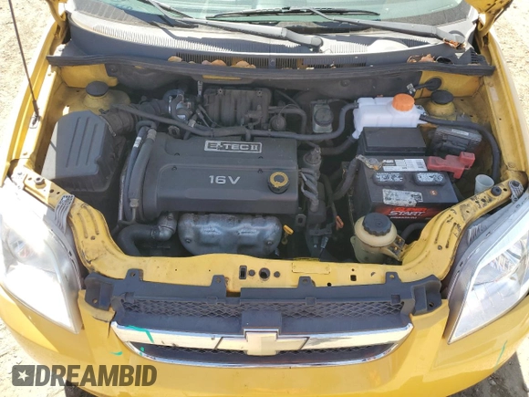 2008 Chevrolet Aveo LS with VIN KL1TD56668B064271, listed as a Copart auction lot 54178345 with 209,561 mi miles and Salvage Title. Bid and sale history available at carsss.com. Image 11.