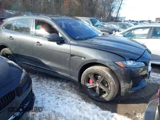 2018 Jaguar F-PACE S with VIN SADCM2FV6JA291295, listed as a IAAI auction lot 41354805 with 80,430 mi miles. Bid and sale history available at carsss.com. Image 1.