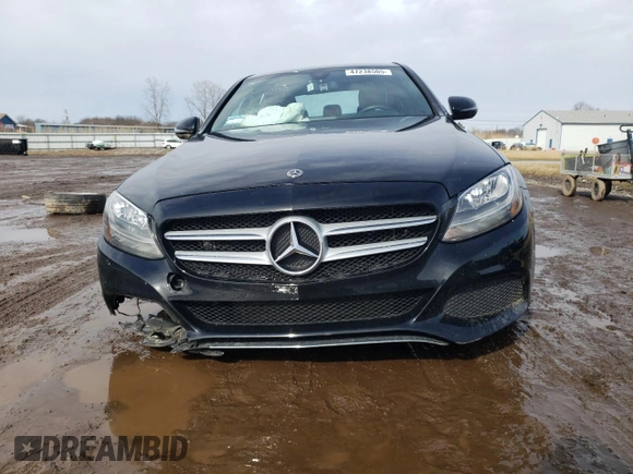 2018 Mercedes-Benz C 300 with VIN 55SWF4JB7JU257190, listed as a Copart auction lot 47238505 with 61,712 mi miles and Salvage title. Bid and sale history available at DreamBid. Image 5.
