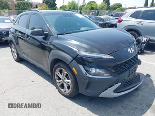 2022 Hyundai Kona SEL with VIN KM8K32ABXNU771167, listed as a IAAI auction lot 42380159 with 107,838 mi miles and . Bid and sale history available at DreamBid. Image 1.