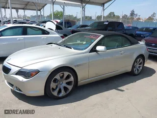 2007 BMW 6 Series 650i with VIN WBAEK135X7CN83521, listed as a IAAI auction lot 42078828 with 55,444 mi miles. Bid and sale history available at carsss.com. Image 14.