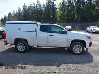 2021 Chevrolet Colorado 2WD Work Truck with VIN 1GCHSBEN2M1105829, listed as a IAAI auction lot 42105824 with 120,799 mi miles. Bid and sale history available at carsss.com. Image 13.