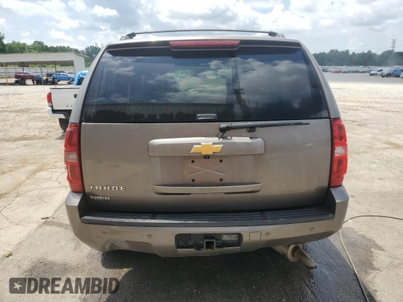 2013 Chevrolet Tahoe LT with VIN 1GNSKBE04DR260000, listed as a Copart auction lot 59749615 with Not provided miles and Salvage title. Bid and sale history available at DreamBid. Image 6.
