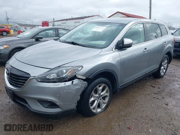 2014 Mazda CX-9 Touring with VIN JM3TB3CA8E0437272, listed as a IAAI auction lot 40833160 with 153,267 mi miles. Bid and sale history available at carsss.com. Image 2.
