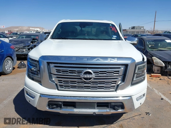 2024 Nissan Titan Pro-4X with VIN 1N6AA1ED3RN104028, listed as a IAAI auction lot 41837183 with 12,267 mi miles and . Bid and sale history available at DreamBid. Image 11.