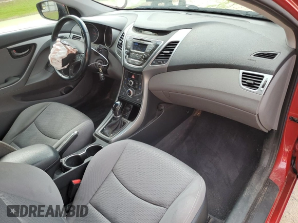 2014 Hyundai Elantra z VIN KMHDH6AH8EU025564, wystawiony jako Copart lot #51357165 z przebiegiem 87 044 mil mil oraz Szkody całkowita. Historia ofert i sprzedaży dostępna na DreamBid. Obrazek 8.