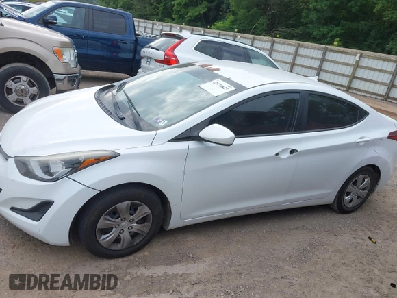 2016 Hyundai Elantra SE with VIN 5NPDH4AE4GH765866, listed as a IAAI auction lot 42376825 with Not provided miles and . Bid and sale history available at DreamBid. Image 14.