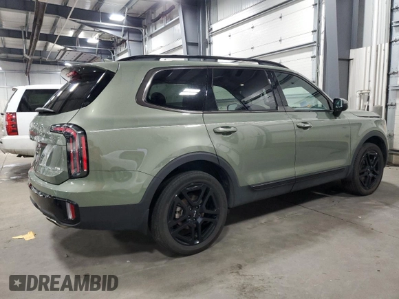 2024 Kia Telluride EX X-Line z VIN 5XYP3DGCXRG449741, wystawiony jako Copart lot #83821044 z przebiegiem 24 502 mil mil oraz Szkody całkowita. Historia ofert i sprzedaży dostępna na DreamBid. Obrazek 3.