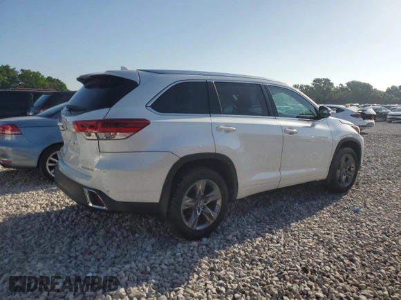 2018 Toyota Highlander Limited with VIN 5TDDZRFH4JS895693, listed as a Copart auction lot 59012735 with 94,357 mi miles and Salvage title. Bid and sale history available at DreamBid. Image 3.