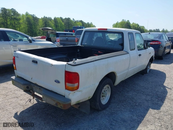 1997 Ford Ranger Splash with VIN 1FTCR14U1VPA69767, listed as a IAAI auction lot 42016142 with 261,438 mi miles. Bid and sale history available at carsss.com. Image 4.