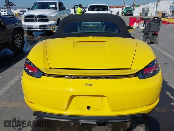 2021 Porsche 718 Boxster with VIN WP0CA2A8XMS210397, listed as a IAAI auction lot 41958221 with 43,518 mi miles and . Bid and sale history available at DreamBid. Image 16.