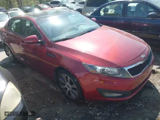 2013 Kia Optima SX w/Limited Pkg with VIN 5XXGR4A66DG137530, listed as a IAAI auction lot 41940486 with 124,605 mi miles. Bid and sale history available at carsss.com. Image 1.