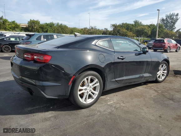 2020 Chevrolet Camaro 1LT with VIN 1G1FB1RX1L0101409, listed as a Copart auction lot 46329705 with NaN miles and Salvage Title. Bid and sale history available at carsss.com. Image 3.