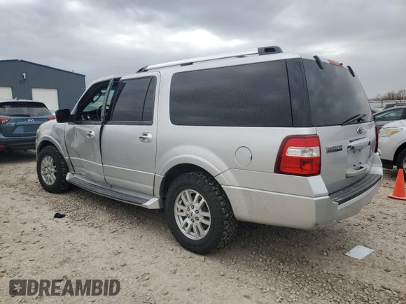2014 Ford Expedition Max Limited with VIN 1FMJK1K59EEF57198, listed as a Copart auction lot 47653395 with 159,945 mi miles and Salvage title. Bid and sale history available at DreamBid. Image 2.