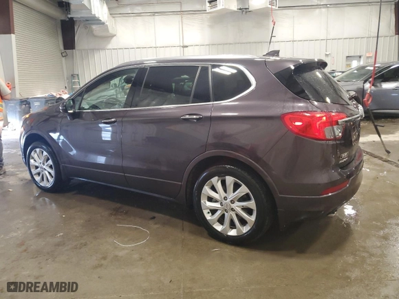 2017 Buick Envision Premium I with VIN LRBFXESX5HD122174, listed as a Copart auction lot 52138475 with 19,655 mi miles and Non Repairable. Bid and sale history available at carsss.com. Image 2.