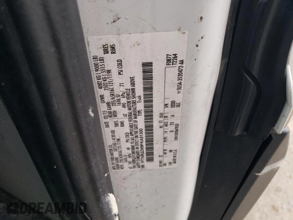 2015 Ford Transit with VIN 1FTNR2ZM9FKA51300, listed as a Copart auction lot 51022275 with 201,633 mi miles and Clean Title. Bid and sale history available at DreamBid. Image 13.