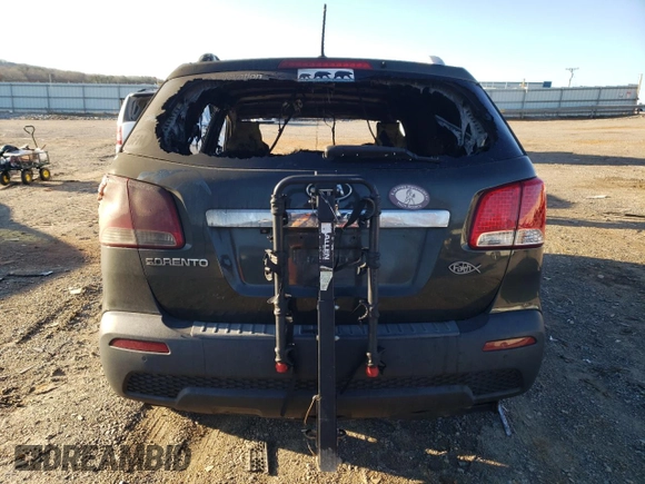 2012 Kia Sorento LX with VIN 5XYKT3A61CG233596, listed as a Copart auction lot 49766425 with Not Provided miles and Non Repairable. Bid and sale history available at DreamBid. Image 6.