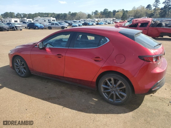 2019 Mazda Mazda3 Hatchback w/Preferred Pkg with VIN JM1BPAMM9K1141427, listed as a Copart auction lot 49545345 with 39,352 mi miles and Salvage Title. Bid and sale history available at carsss.com. Image 2.