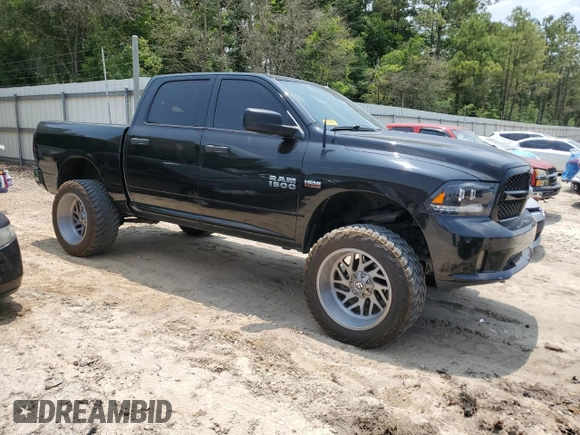 2017 Ram 1500 Express with VIN 3C6RR6KT9HG520834, listed as a Copart auction lot 59480515 with 133,428 mi miles and Clean title. Bid and sale history available at DreamBid. Image 4.